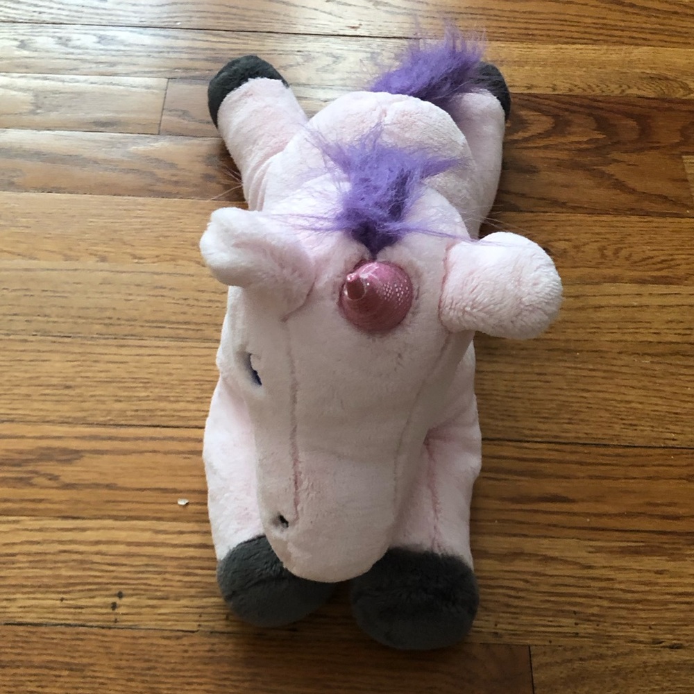Bed Bath and Beyond Weighted Pink Unicorn Therapeutic Plush - Picture 2 of 12